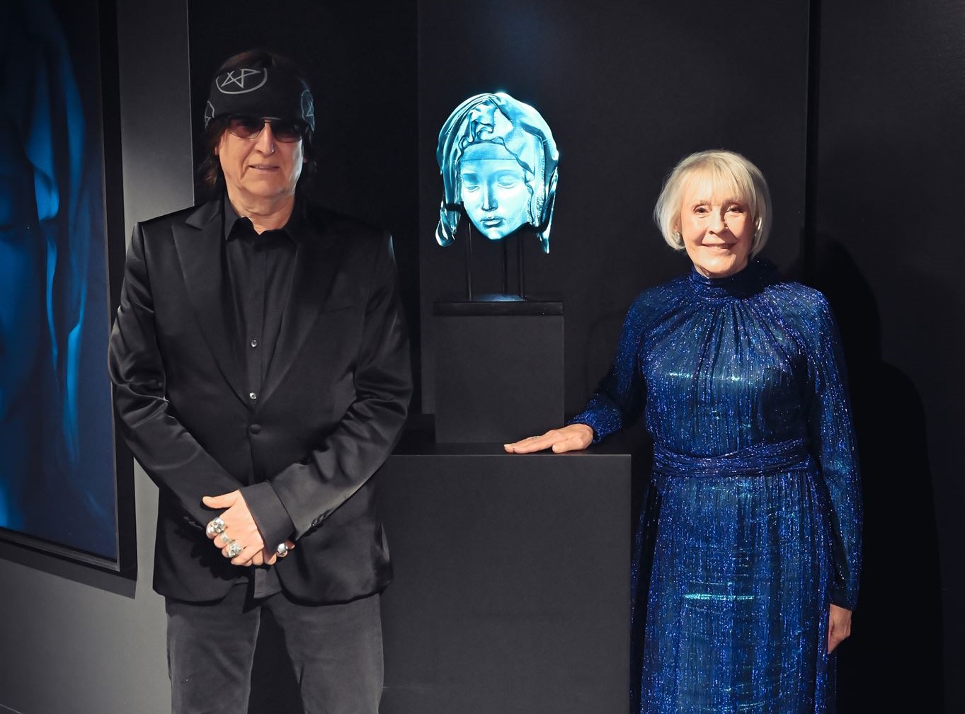 Picture of Gottfried Helnwein with Trish Duggan